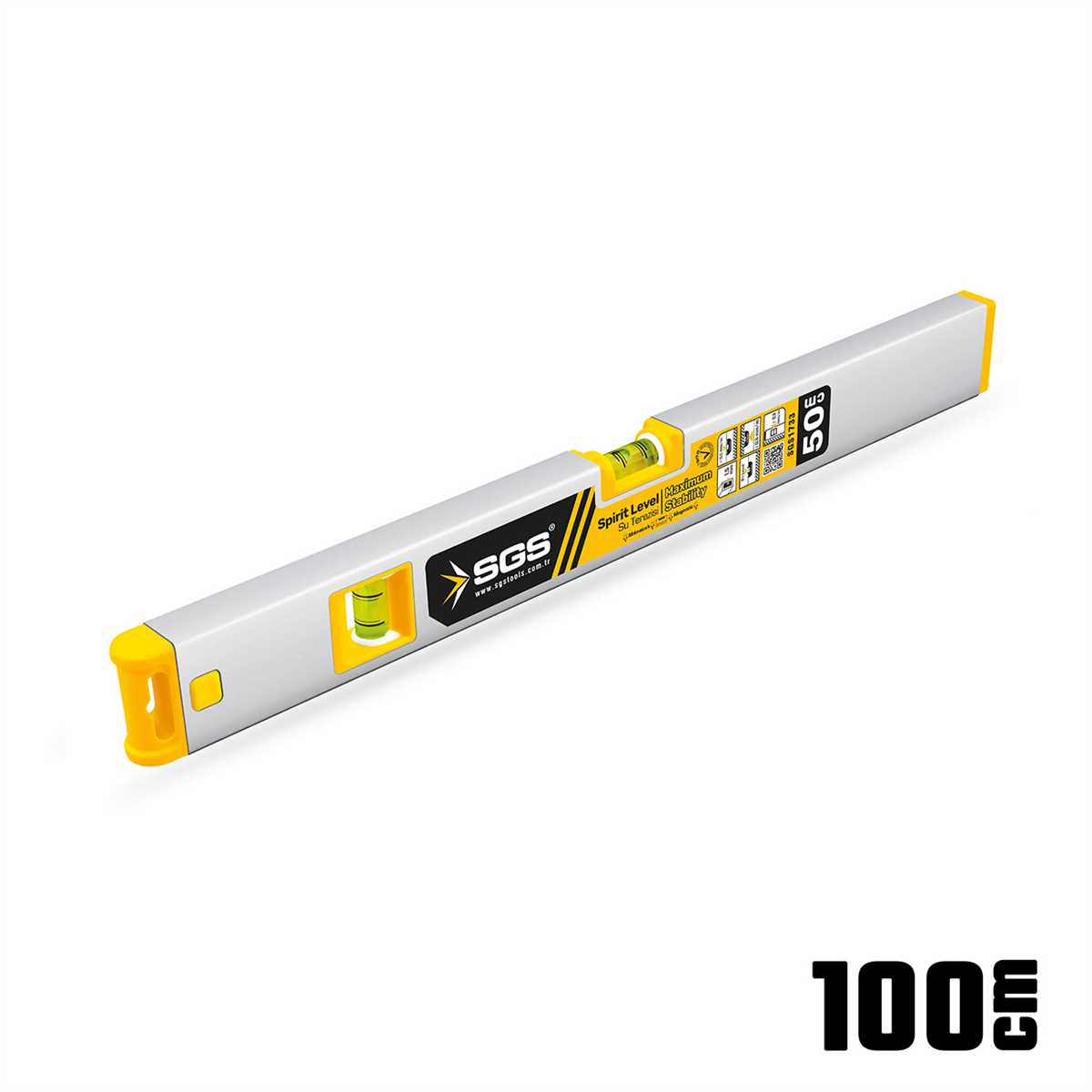 SGS Mıknatıslı Su Terazisi 100 cm (10/Paket)✓